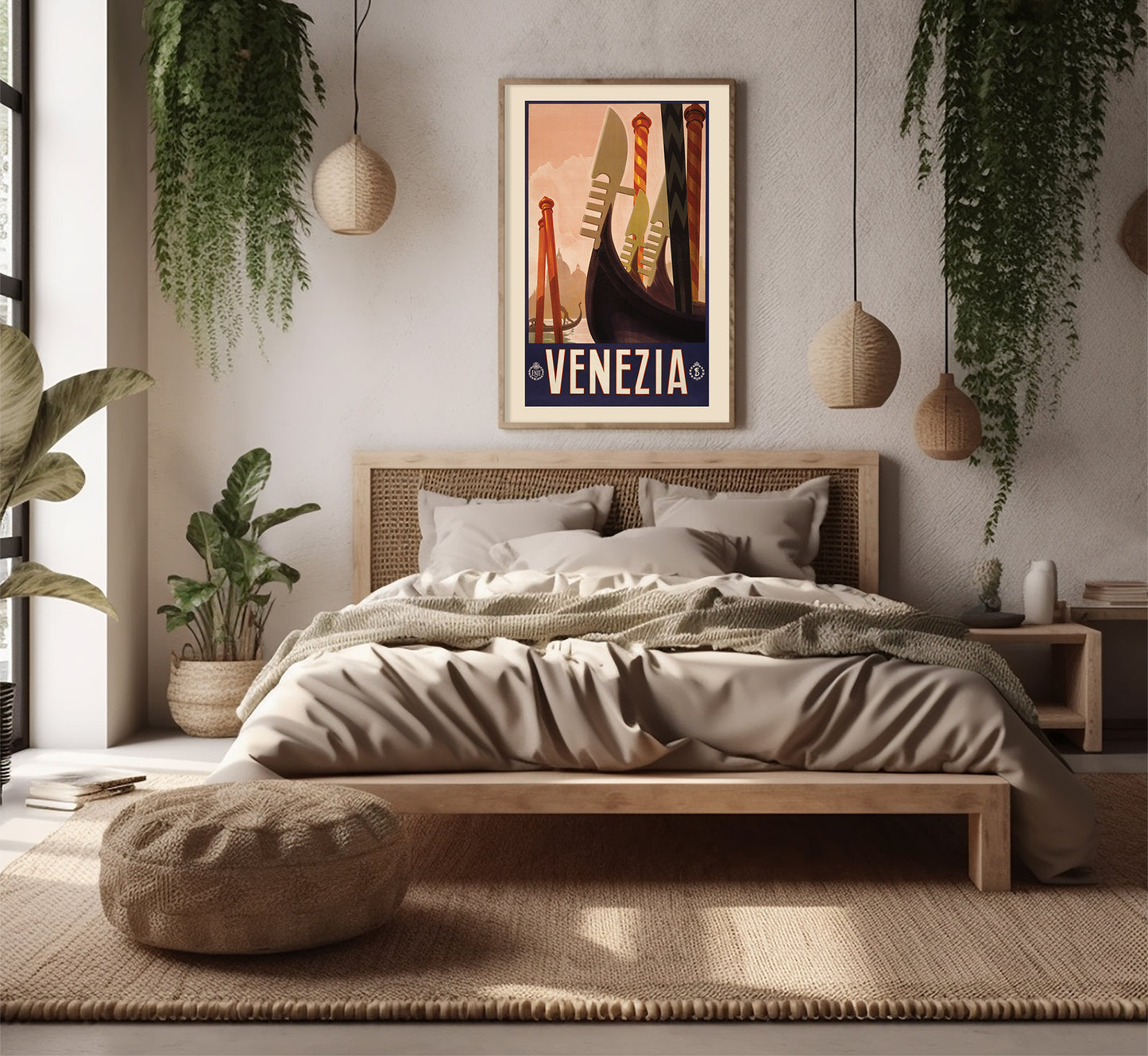 Venice, Italy vintage travel poster by unknown author, c. 1920.