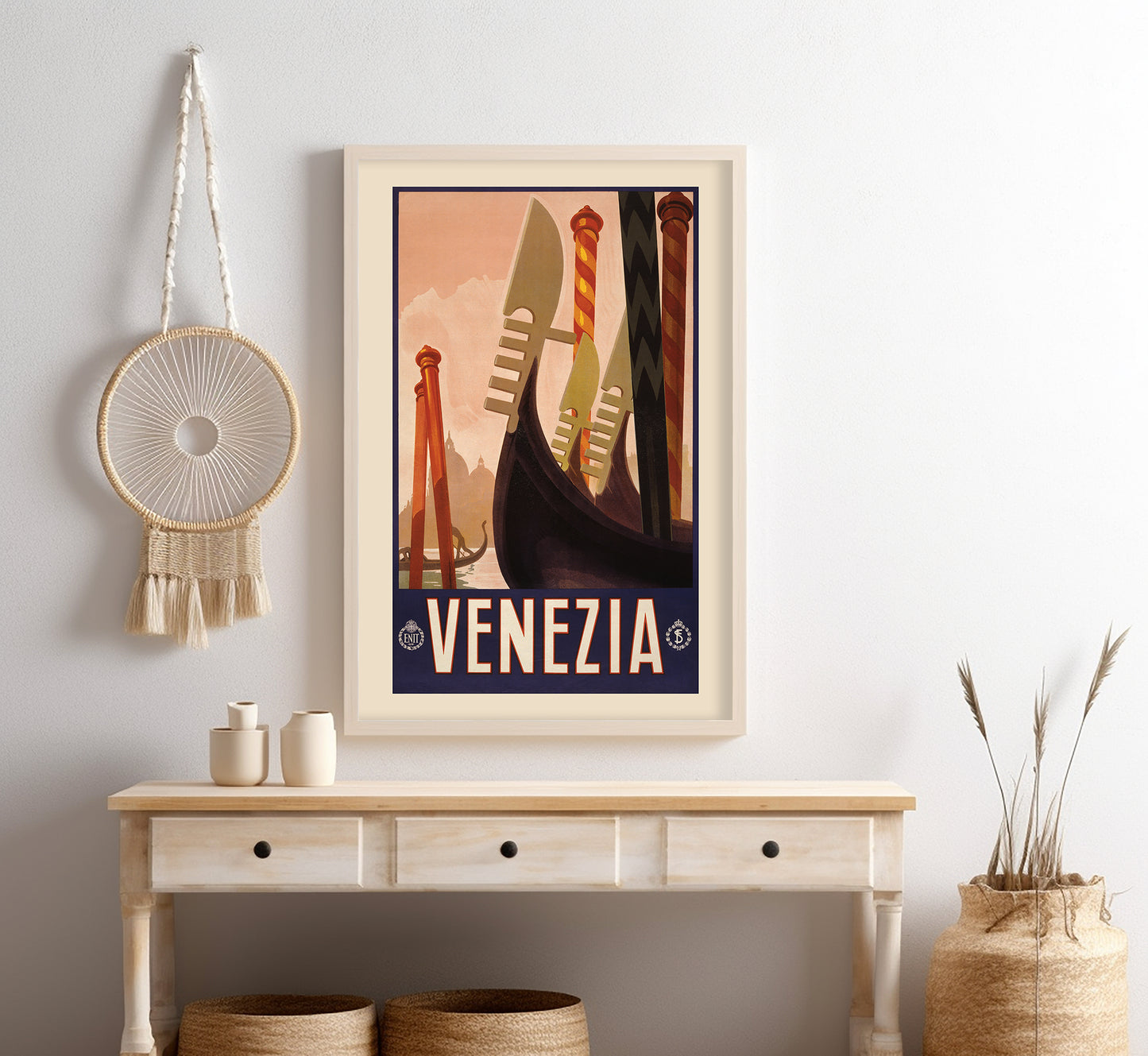 Venice, Italy vintage travel poster by unknown author, c. 1920.
