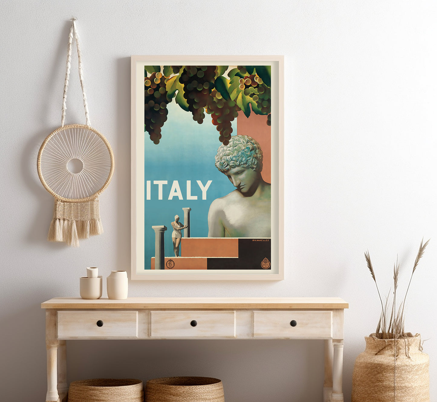 Italy vintage travel poster by Michahelles, c. 1910-1959.