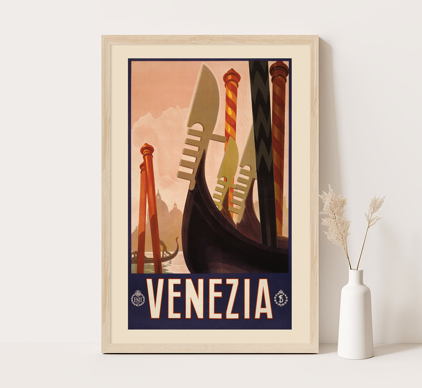 Venice, Italy vintage travel poster by unknown author, c. 1920.