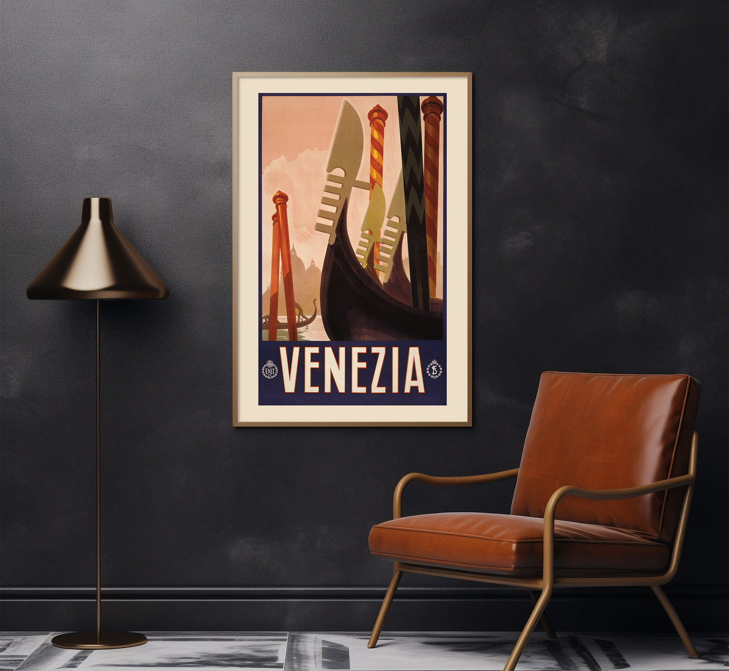 Venice, Italy vintage travel poster by unknown author, c. 1920.