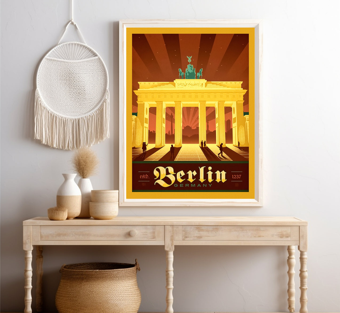 Berlin, Germany vintage travel poster by unknown author, c. 1910-1959.