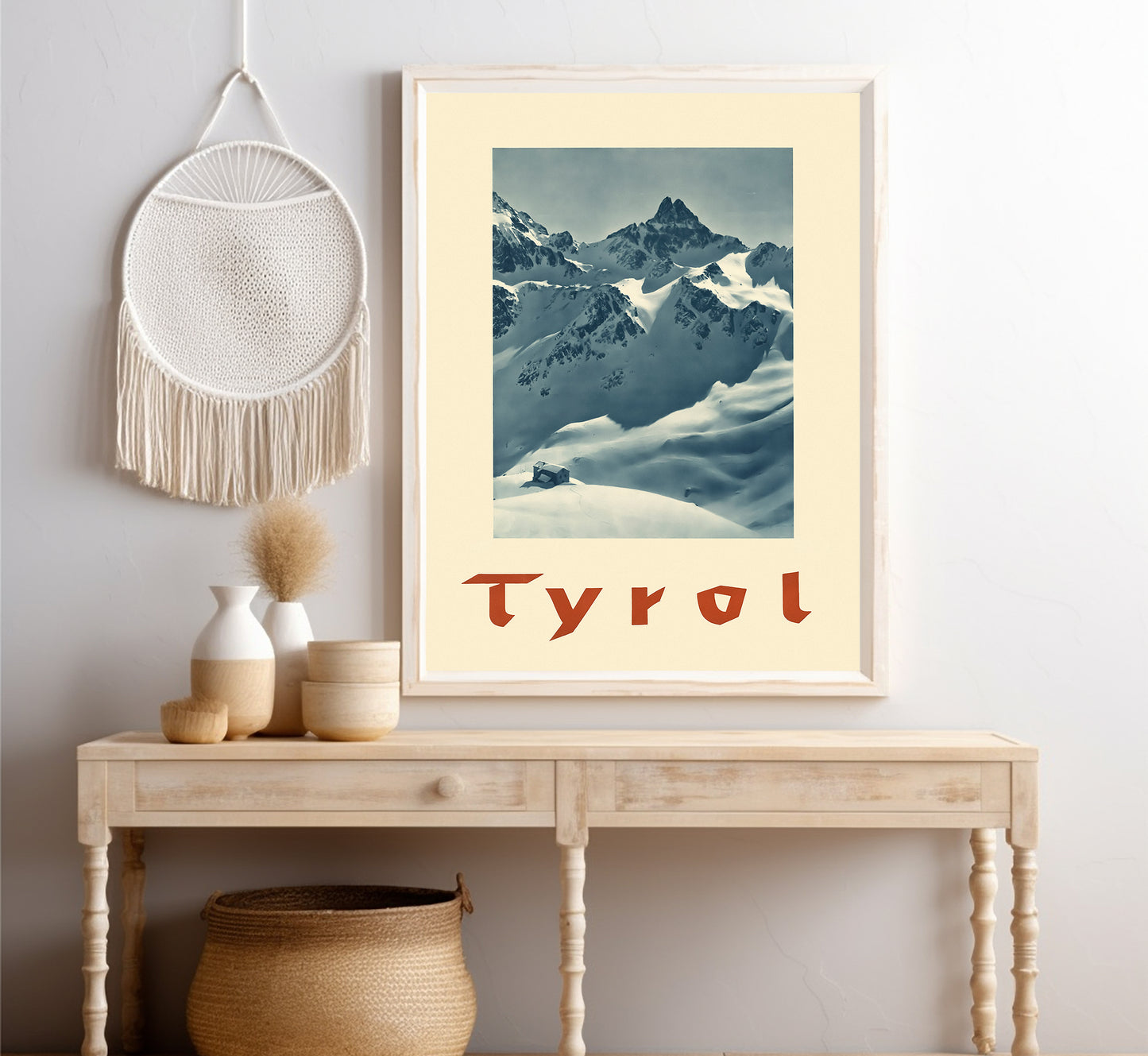 Tyrol, Am Arlberg, Austria vintage travel poster by Rübelt, 1910-1959.