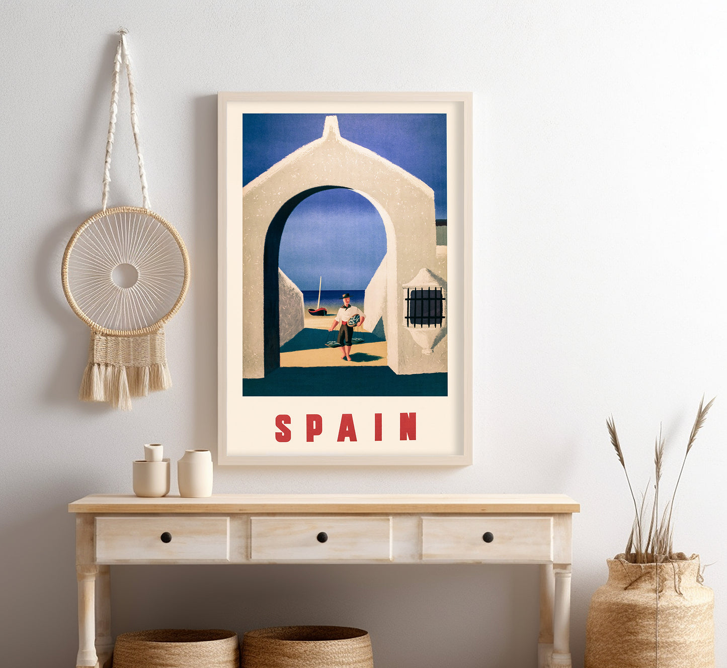 Spain vintage travel poster by unknown author, c. 1940s.