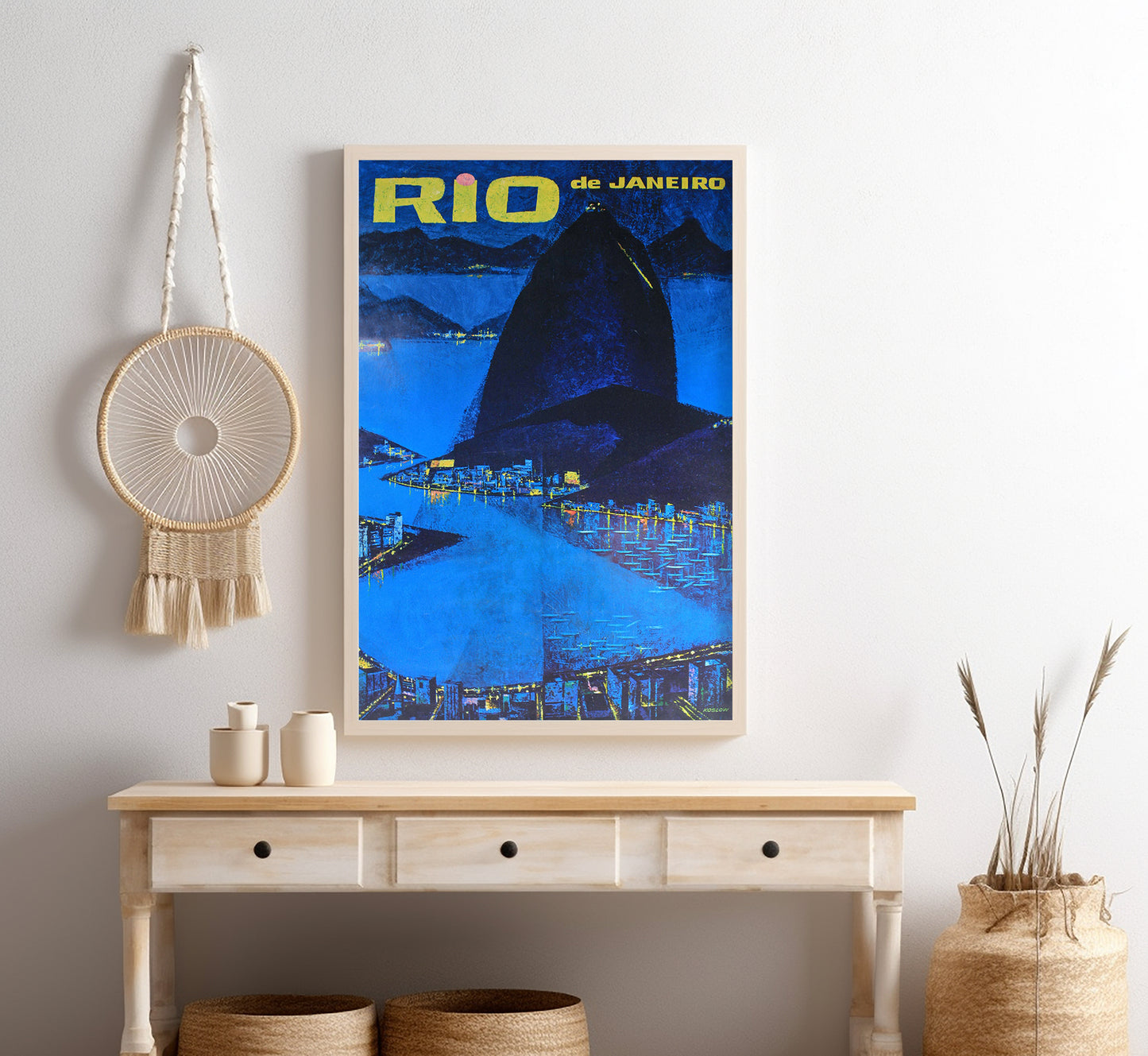 Rio de Janeiro, Brazil vintage travel poster by unknown author, c. 1920s.