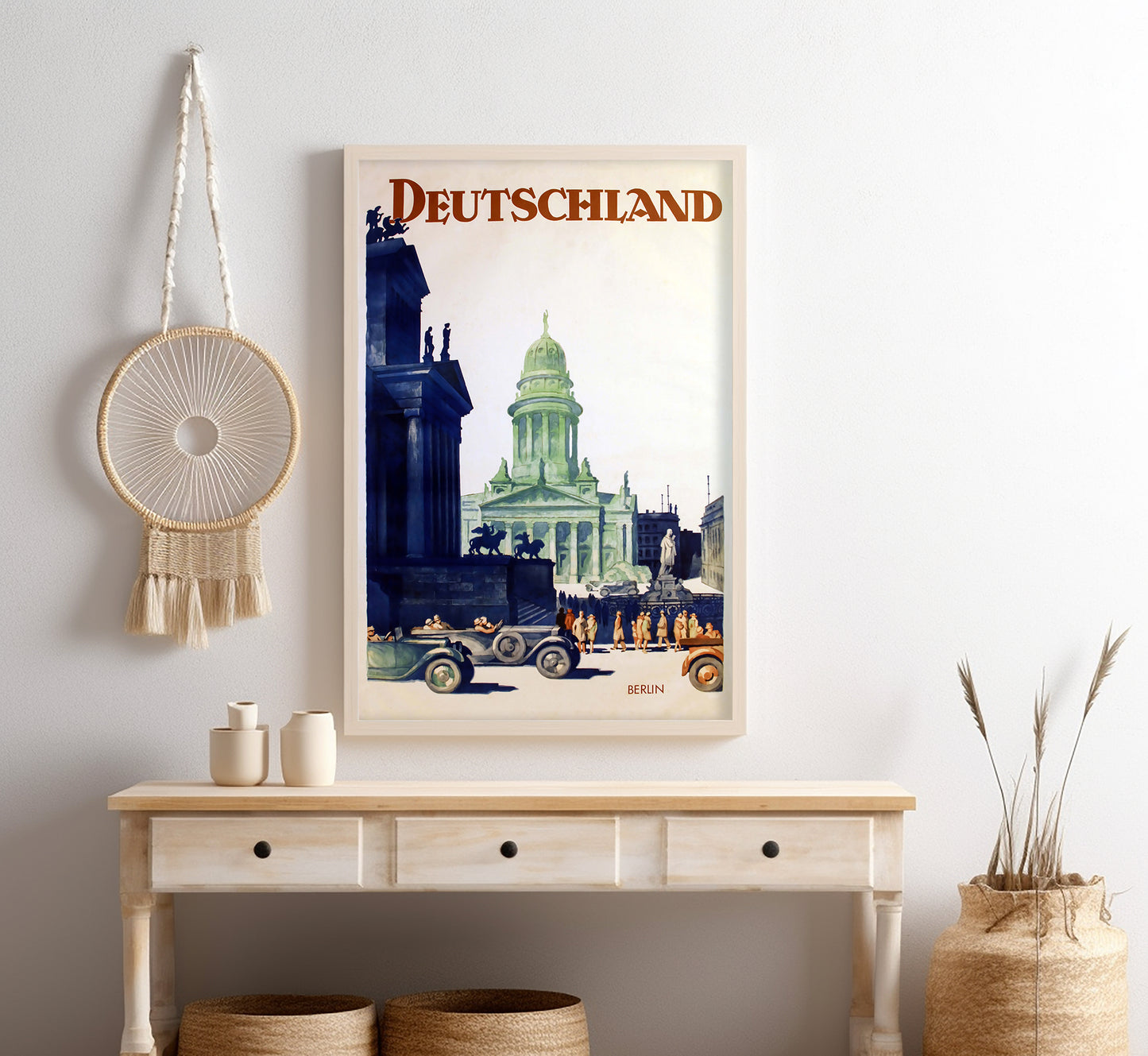 Deutschland, Berlin, Germany vintage travel poster by unknown author, c. 1910-1959.