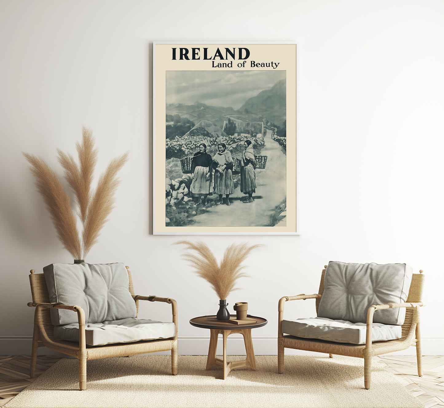 Ireland, Lad of Beauty vintage travel poster by unknown author, 1910-1959.