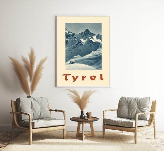 Tyrol, Am Arlberg, Austria vintage travel poster by Rübelt, 1910-1959.