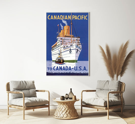 Canadian Pacific, Canada vintage travel poster by unknown author, 1930s.