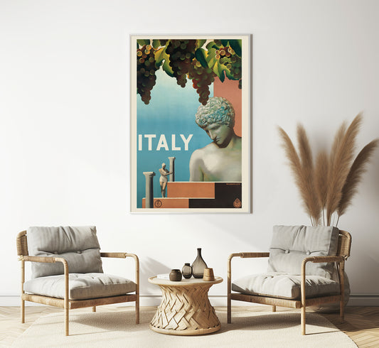 Italy vintage travel poster by Michahelles, c. 1910-1959.