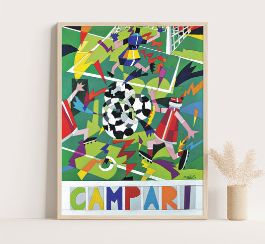 Colours of Campari | Campari Vintage Advertising Poster | Vintage Kitchen Decor | Extra Large Wall Art.