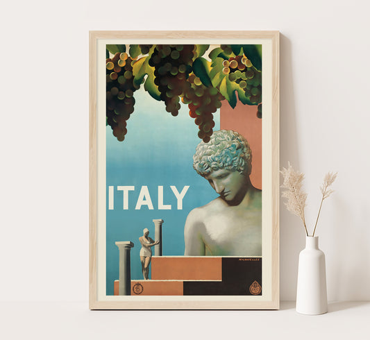 Italy vintage travel poster by Michahelles, c. 1910-1959.