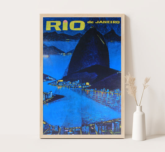 Rio de Janeiro, Brazil vintage travel poster by unknown author, c. 1920s.