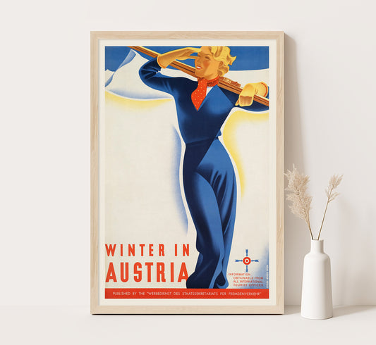 Isles of Romance, Austria vintage travel poster by Joseph Binder, c. 1910.
