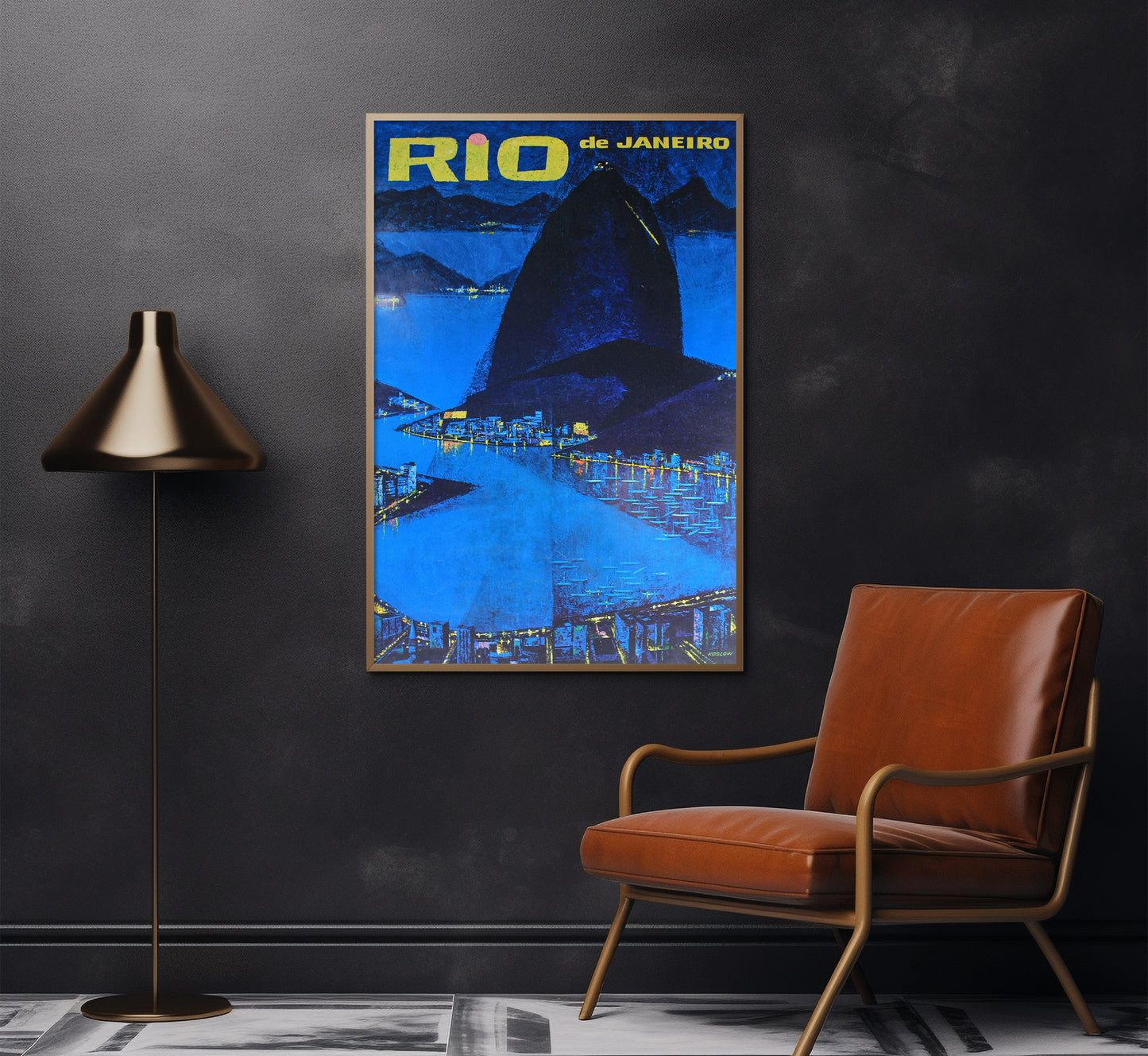 Rio de Janeiro, Brazil vintage travel poster by unknown author, c. 1920s.