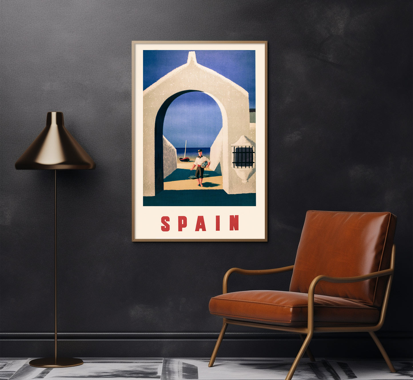 Spain vintage travel poster by unknown author, c. 1940s.