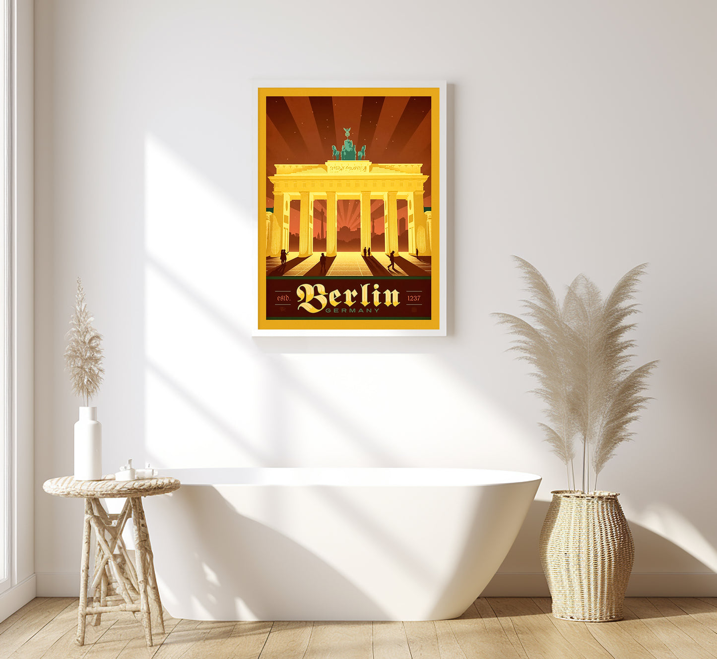 Berlin, Germany vintage travel poster by unknown author, c. 1910-1959.