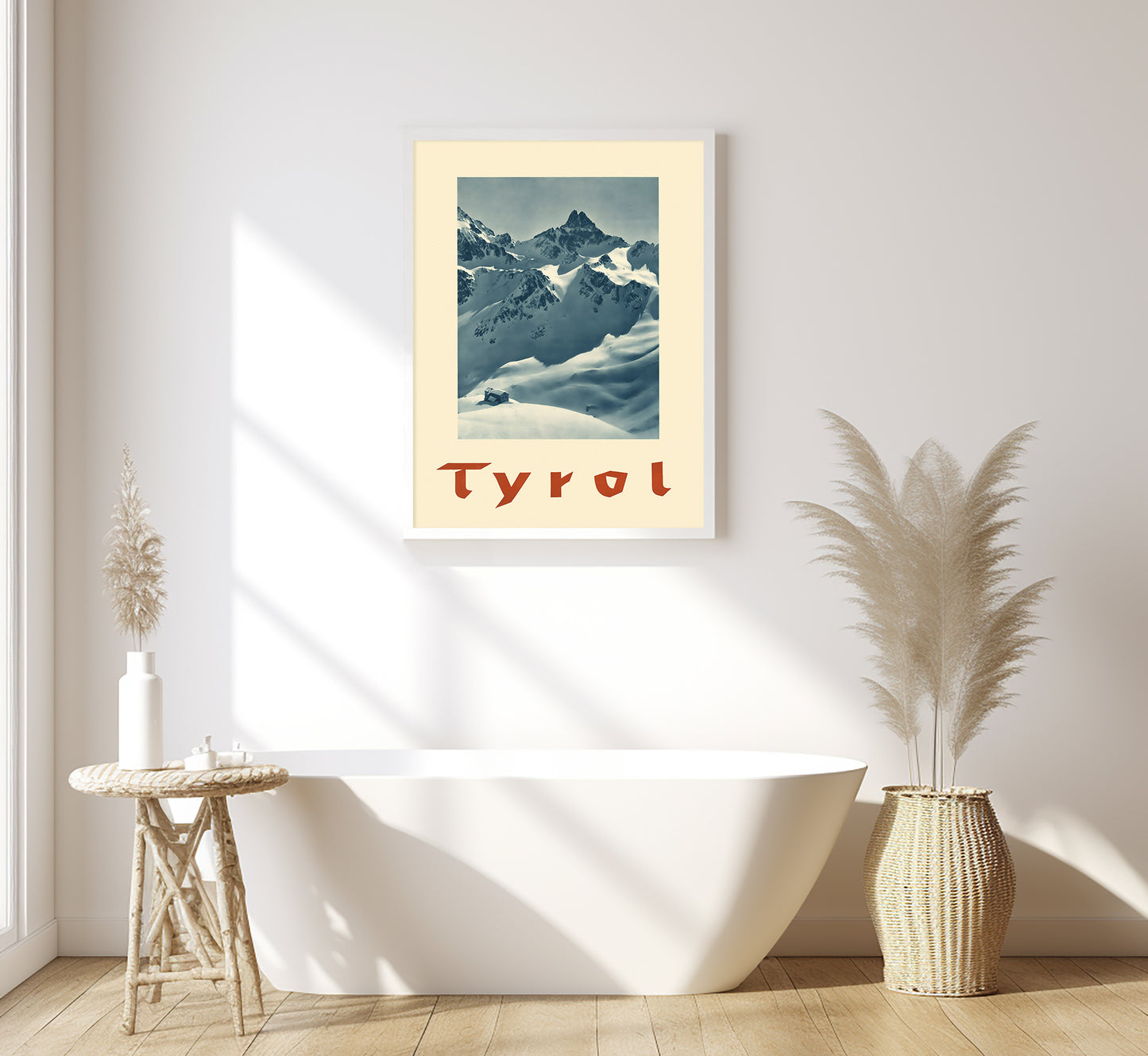 Tyrol, Am Arlberg, Austria vintage travel poster by Rübelt, 1910-1959.