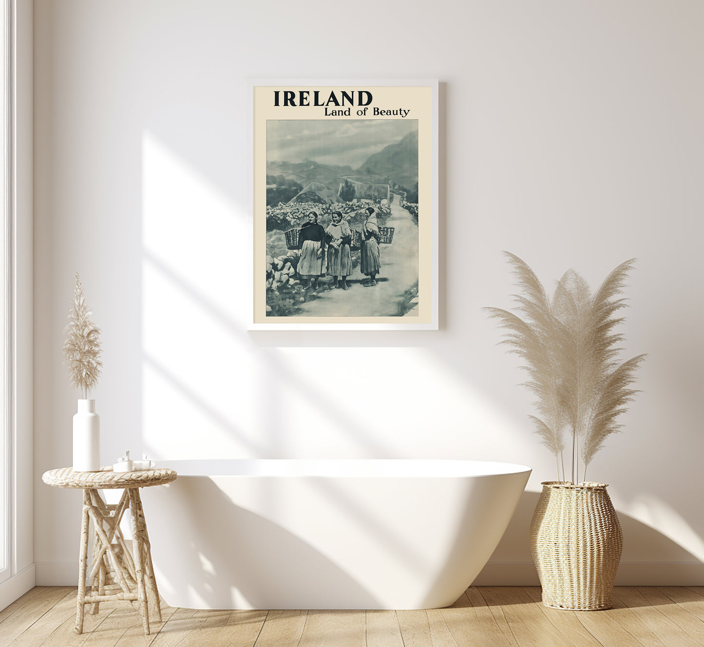 Ireland, Lad of Beauty vintage travel poster by unknown author, 1910-1959.