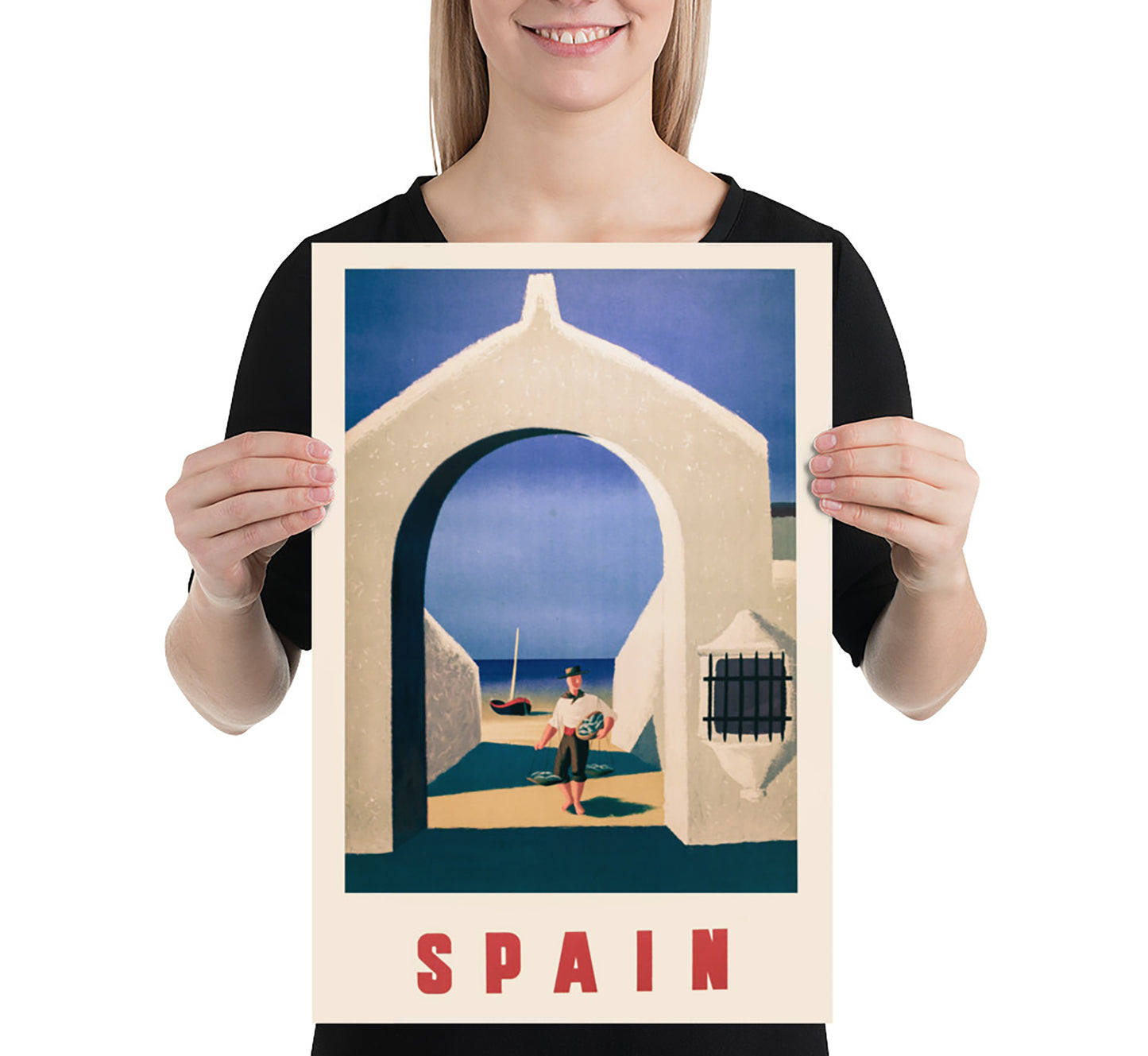 Spain vintage travel poster by unknown author, c. 1940s.