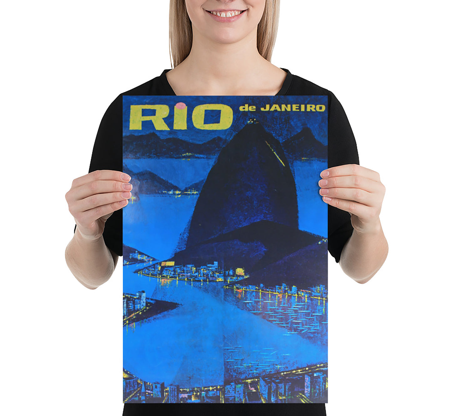 Rio de Janeiro, Brazil vintage travel poster by unknown author, c. 1920s.