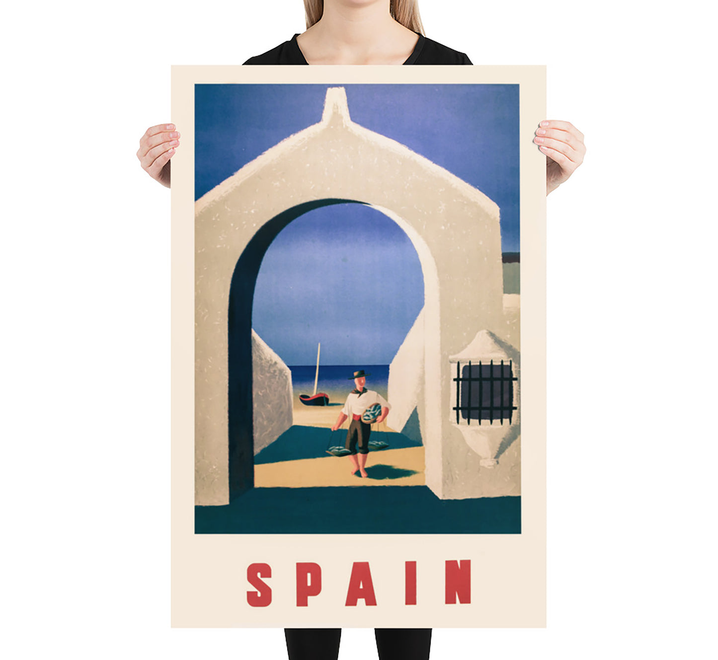 Spain vintage travel poster by unknown author, c. 1940s.