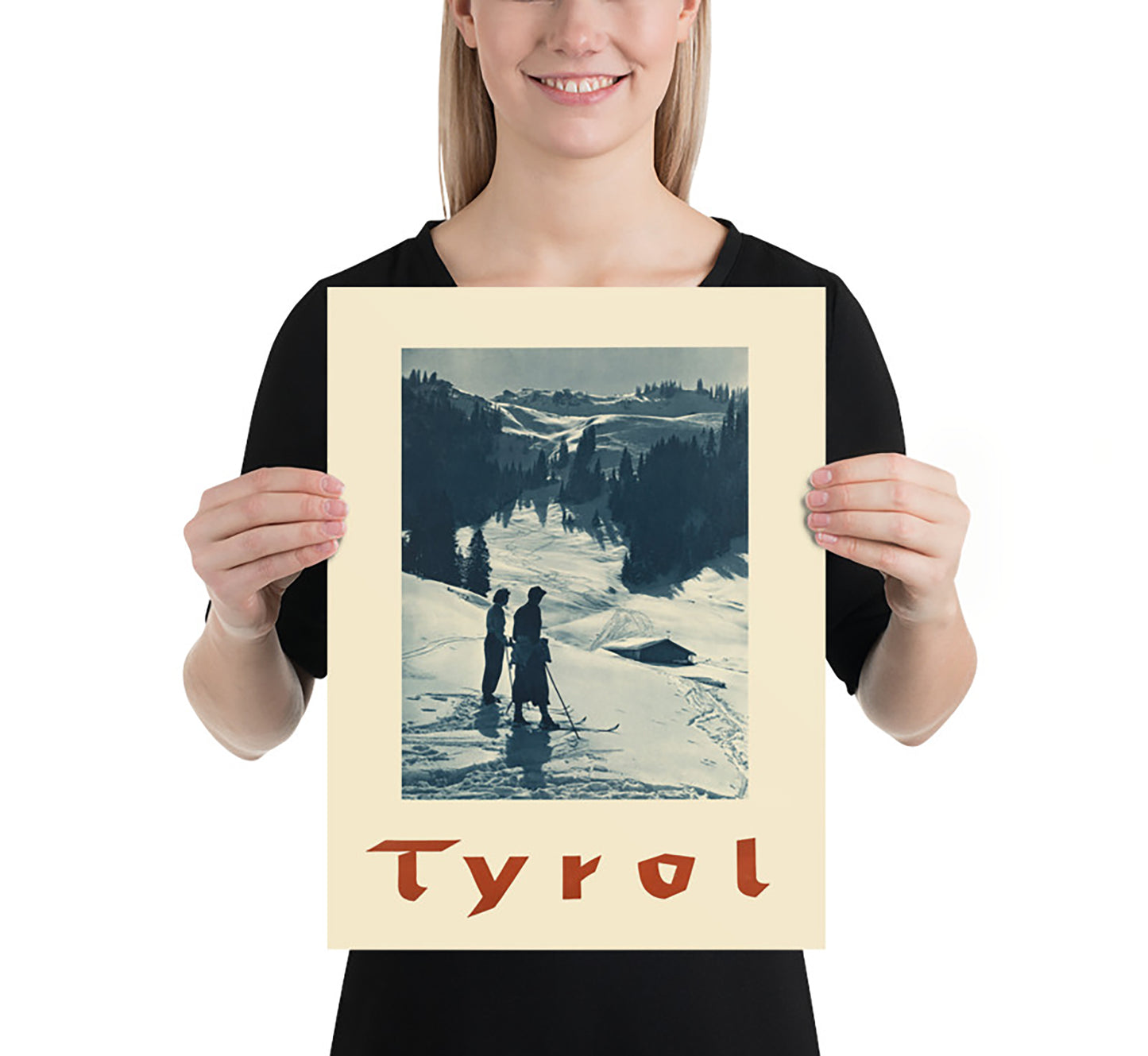 Tyrol, Motiv aus der Ferwall-Gruppe, Austria vintage travel poster Dr. Hanausek, 1910-1959.