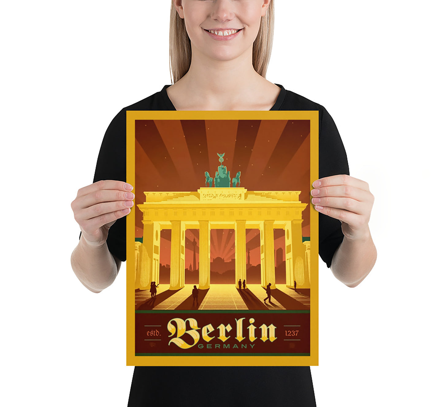 Berlin, Germany vintage travel poster by unknown author, c. 1910-1959.