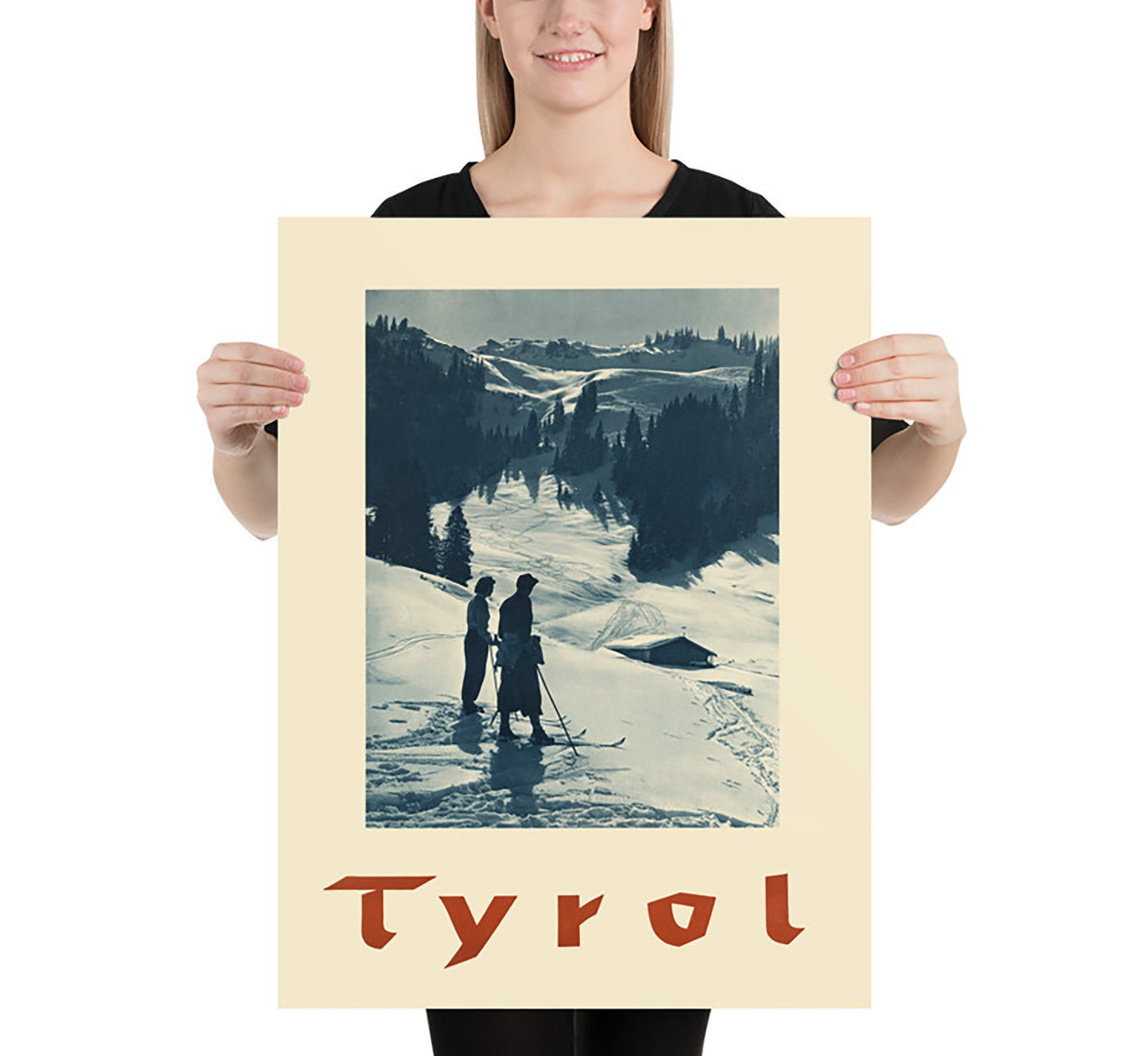 Tyrol, Motiv aus der Ferwall-Gruppe, Austria vintage travel poster Dr. Hanausek, 1910-1959.