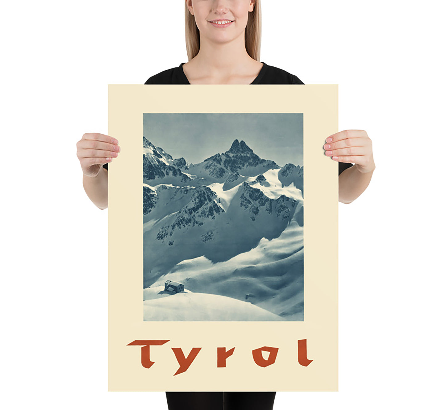 Tyrol, Am Arlberg, Austria vintage travel poster by Rübelt, 1910-1959.