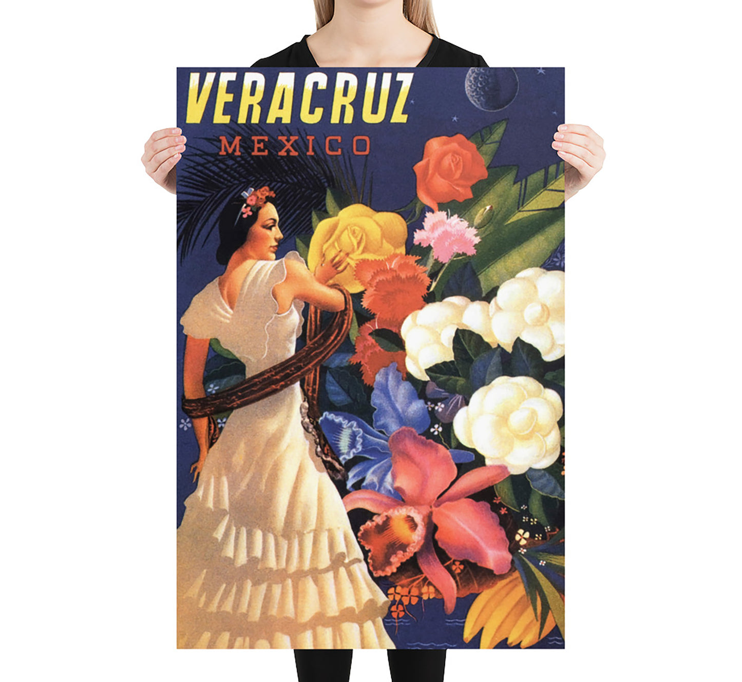 Veracruz, Mexico vintage travel poster by unknown artist, 1930s.